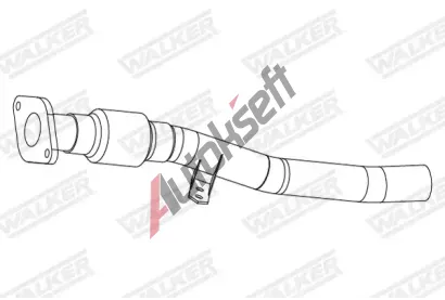 WALKER Zvlnn trubka vfukovho systmu WA 10951, 10951