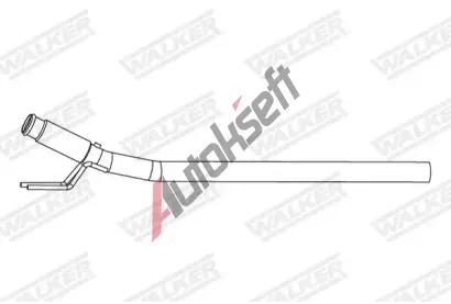 WALKER Vfukov trubka WA 10953, 10953