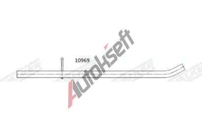 WALKER Výfuková trubka WA 10969, 10969 WALKER Výfuková trubka WA 10969, 10969