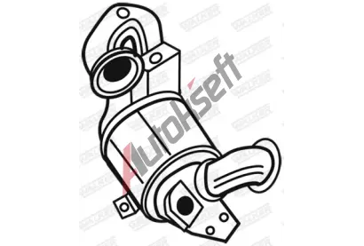 WALKER Přední katalyzátor WA 20886, 20886  WALKER Přední katalyzátor WA 20886, 20886