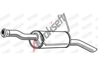 WALKER Zadní tlumič výfuku WA 23689, 23689  WALKER Zadní tlumič výfuku WA 23689, 23689