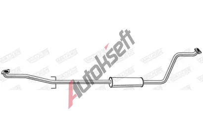WALKER Střední tlumič výfuku WA 24181, 24181 WALKER Střední tlumič výfuku WA 24181, 24181