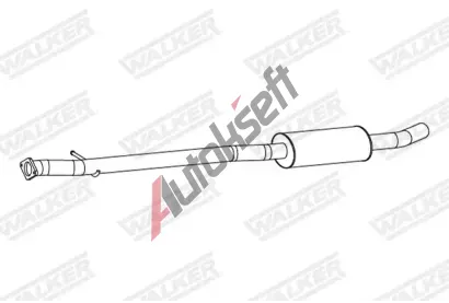 WALKER Stedn tlumi vfuku WA 24231, 24231