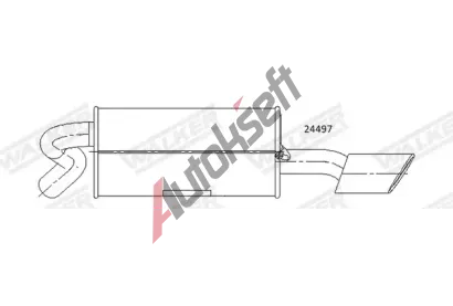 WALKER Stedn / zadn tlumi vfuku WA 24497, 24497