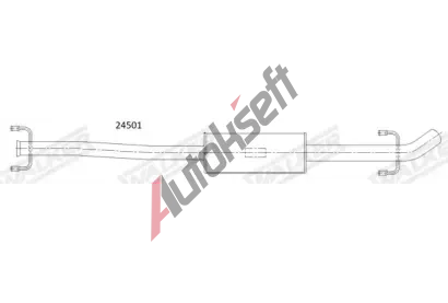 WALKER Zadn tlumi vfuku WA 24501, 24501