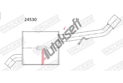 WALKER Zadn tlumi vfuku WA 24530, 24530