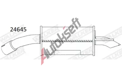 WALKER Zadn tlumi vfuku WA 24645, 24645