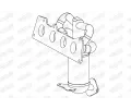 Katalyztor WALKER ‐ WA 28843