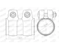 WALKER Spojovac trubky vfukovho systmu WA 80715, 80715