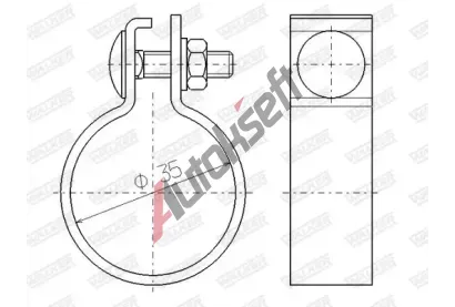 WALKER Up�na� v�fukov�ho syst�mu WA 81905, 81905