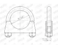 WALKER Upna vfukovho systmu WA 82350, 82350