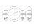WALKER Upna vfukovho systmu WA 82486, 82486