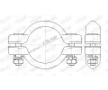 WALKER Upna vfukovho systmu WA 82501, 82501