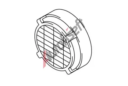 WEBASTO Mřížka, kanál nasávaného vzduchu WBT 1320163A, 1320163A WEBASTO Mřížka, kanál nasávaného vzduchu WBT 1320163A, 1320163A