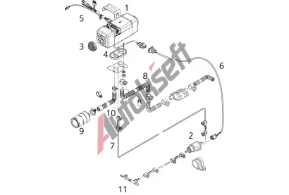 WEBASTO Nez�visl� vyt�p�n� WBT 9032155D, 9032155D
