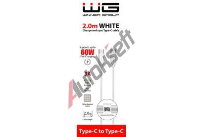 Winner Group Datov kabel type-C_type-C, 3 A, bl, 2 m WG 11151, 11151