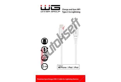 Winner Group Datov kabel type-C_Lightning MFI, 3 A, bl, 100 cm WG 8108, 8108