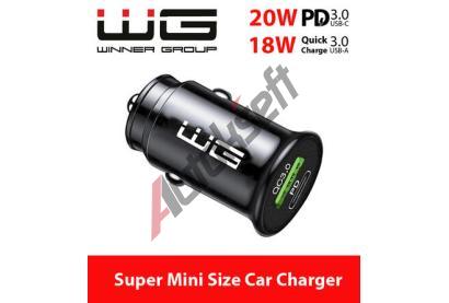Winner Group Nabjeka bez kabelu, USB-A_type-C, rychlonabjen_PD, 3 A WG 9933, 9933