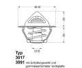 Termostat chladiva WAHLER ‐ WH 3017.87D2