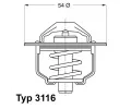 Termostat chladiva WAHLER ‐ WH 3116.82D