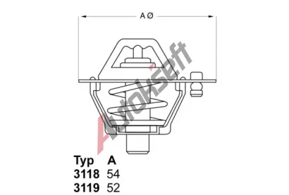 WAHLER Termostat - chladivo WH 3119.82D5, 3119.82D5