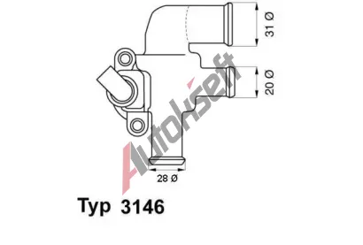 WAHLER Termostat - chladivo WH 3146.90D, 3146.90D