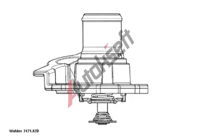 WAHLER Termostat - chladivo WH 3171.82D, 3171.82D