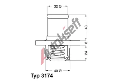 WAHLER Termostat - chladivo WH 3174.89D, 3174.89D