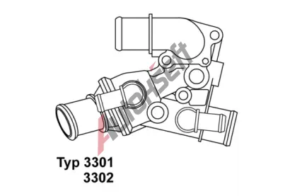 WAHLER Termostat - chladivo WH 3301.80D, 3301.80D