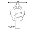 Termostat chladiva WAHLER ‐ WH 3457.90D