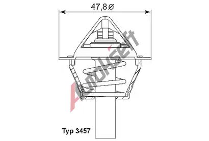 WAHLER Termostat - chladivo WH 3457.90D, 3457.90D