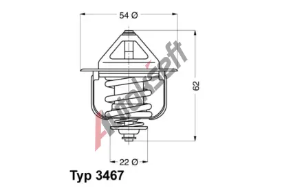 WAHLER Termostat - chladivo WH 3467.85D, 3467.85D