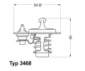 Termostat chladiva WAHLER ‐ WH 3468.88D