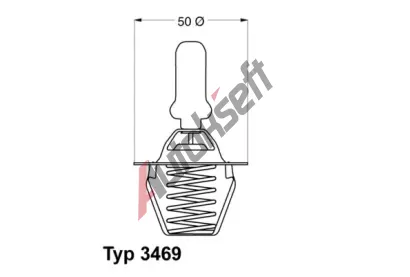 WAHLER Termostat - chladivo WH 3469.91D, 3469.91D