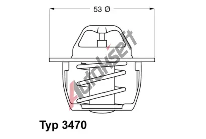 WAHLER Termostat - chladivo WH 3470.89D50, 3470.89D50