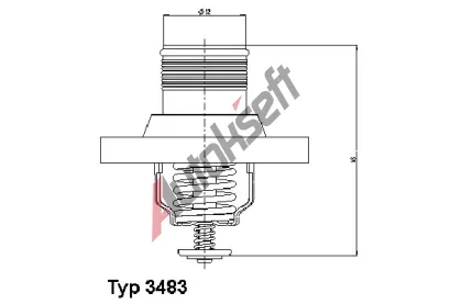 WAHLER Termostat - chladivo WH 3483.89D, 3483.89D