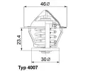 Termostat chladiva WAHLER ‐ WH 4007.80D