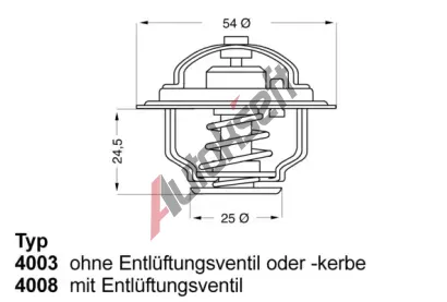 WAHLER Termostat - chladivo WH 4008.74D, 4008.74D