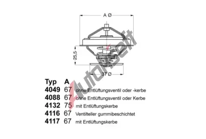 WAHLER Termostat chladiva WH 4049.80D, 4049.80D