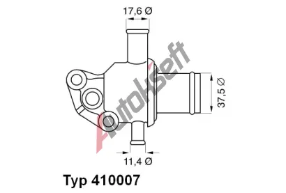 WAHLER Termostat - chladivo WH 410007.87D, 410007.87D