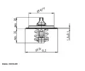Termostat chladiva WAHLER ‐ WH 410396.82D