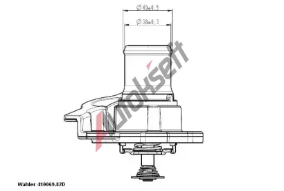 WAHLER Termostat - chladivo WH 410937.82D, 410937.82D