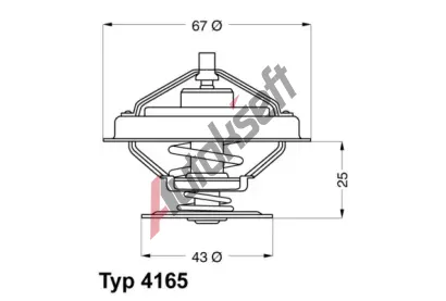 WAHLER Termostat - chladivo WH 4165.79D, 4165.79D