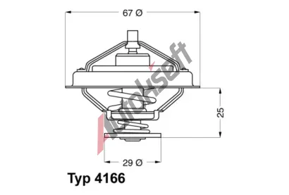 WAHLER Termostat - chladivo WH 4166.79D, 4166.79D