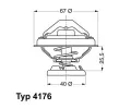 WAHLER Termostat - chladivo ‐ WH 4176.85D
