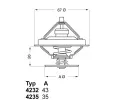 Termostat chladiva WAHLER ‐ WH 4235.80D