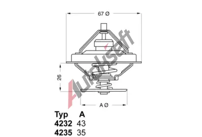 WAHLER Termostat - chladivo WH 4235.80D, 4235.80D WAHLER Termostat - chladivo WH 4235.80D, 4235.80D