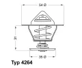 Termostat chladiva WAHLER ‐ WH 4264.84D