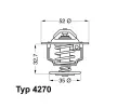 Termostat chladiva WAHLER ‐ WH 4270.88D