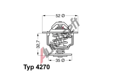 WAHLER Termostat - chladivo WH 4270.88D, 4270.88D